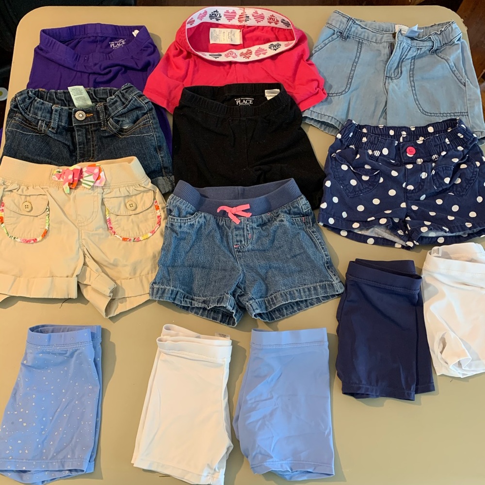 Bundle of 13 girl’s shorts